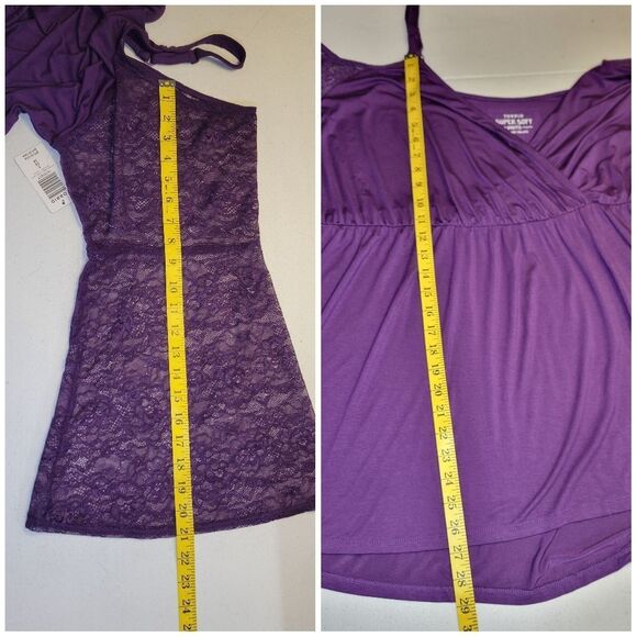 Torrid Babydoll Super Soft Surplice Cold Shoulder Lace Bell Sleeve Top NEW - Picture 12 of 13